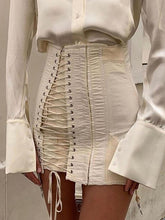 Minirock mit Bandage-Wickeldesign
